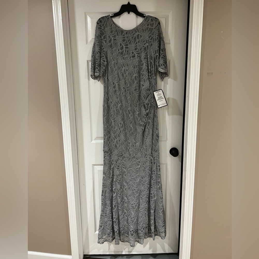 Silver Evening Gown